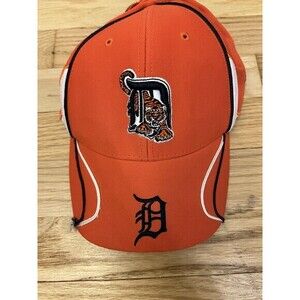 MLB Detroit Tigers OrangeCap Hat ‘47‎ Embroidered Logo Used
